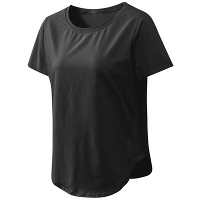 Naiste Quick Dry lühikeste varrukatega spordijooksmissärk Slim Tops Jooga T-särgid T-särgid Fitness Jõusaali treeningsärgid Graafilised T-särgid Naistele