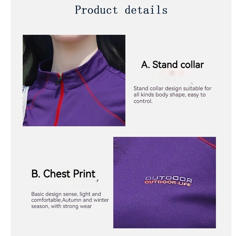 (M-4XL) Naiste matkasärk Kerge püstine krae, kiirelt kuivav päikesekaitse, avara kehaehitusega reisimatkade pikkade varrukatega särk