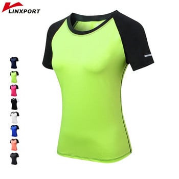 Γυναικείο πουκάμισο με κοντό μανίκι Ρούχα για τρέξιμο αθλητικό μπλουζάκι γιόγκα που αναπνέει μπλούζες με ψηλό ελαστικό μπλουζάκι για τζόκινγκ μπλουζάκι μαραθώνιου