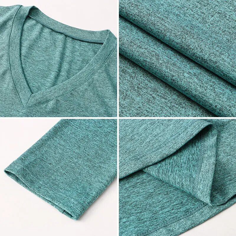 Sieviešu Quick Dry sporta T-krekls ar garām piedurknēm elastīgs, brīvs, elpojošs treniņu fitnesa topi, skriešanas pārgājienu sporta zāles jogas krekls MM407