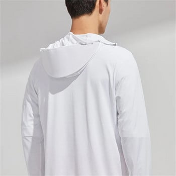 Лято UPF 50+ UV палта за защита от слънце Мъжки свръхлеки спортни дрехи с качулка Дамски ветровки Ежедневни якета