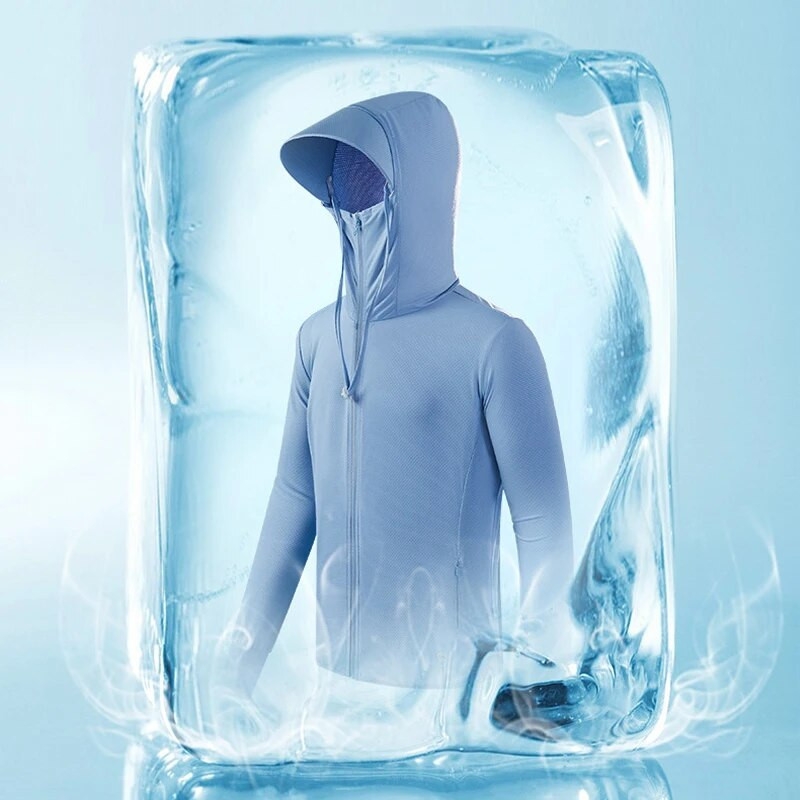 Vasaras UPF 50+ UV aizsardzība Ādas mēteļi Vīriešu īpaši viegls sporta apģērbs ar kapuci Virsdrēbes sievietēm vējjakas ikdienas jakas