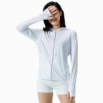 2023 Γυναικείες καλοκαιρινές αντιηλιακές ενδύματα ψαρέματος Anti-UV UPF 50+ Αναπνεύσιμη πεζοπορία υπαίθρια αθλητικά ρούχα Τζέρσεϊ Ρούχα ψαρέματος