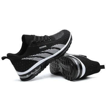 Νέα παπούτσια για τρέξιμο Γυναικεία αθλητικά παπούτσια που αναπνέουν, Καλοκαιρινό ελαφρύ διχτυωτό μαξιλάρι αέρα Γυναικεία αθλητικά παπούτσια Υπαίθρια παπούτσια προπόνησης με κορδόνια