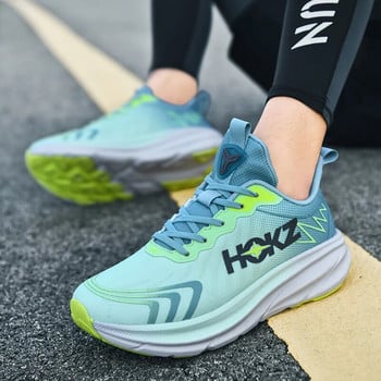 Унисекс обувки за бягане оригинални карбонови мъжки и дамски мрежести дишащи джогинг леки маратонки ежедневни тенис обувки