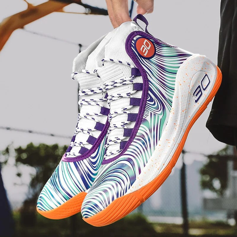 Vysokokvalitné basketbalové topánky pre mužov, chlapcov, basketbalové topánky, jesenné vysoké protišmykové outdoorové športové topánky, dámske letné topánky