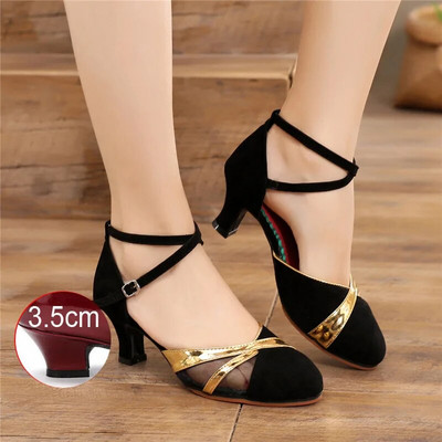 2022. aasta populaarsed naiste professionaalsed tantsujalatsid peotantsujalatsid Naiste ladina tantsujalatsid kontsaga 3,5 cm/5,5 cm