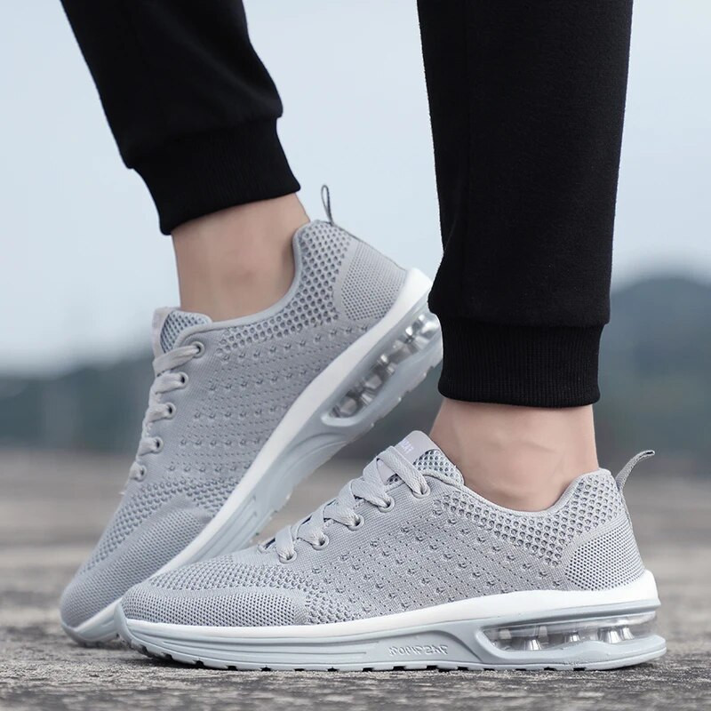 Vyriški, moteriški sportbačiai Unisex kvėpuojantys bėgimo bateliai Oro pagalvėlė Sportiniai treniruokliai