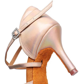 Гореща разпродажба обувки за латино танци Национални стандартни обувки за танци Tango дамски професионални танцови обувки на висок ток