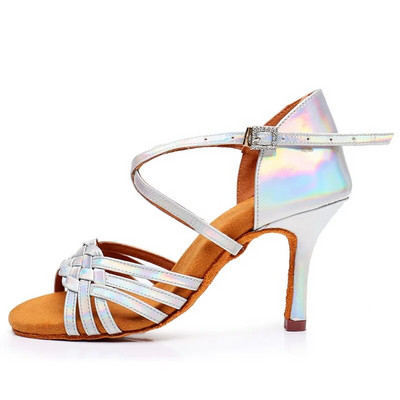Hot sale Latin παπούτσια χορού Εθνικά τυπικά παπούτσια χορού Γυναικεία επαγγελματικά παπούτσια χορού με ψηλό τακούνι Tango