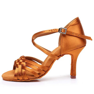 Hot sale Latin παπούτσια χορού Εθνικά τυπικά παπούτσια χορού Γυναικεία επαγγελματικά παπούτσια χορού με ψηλό τακούνι Tango