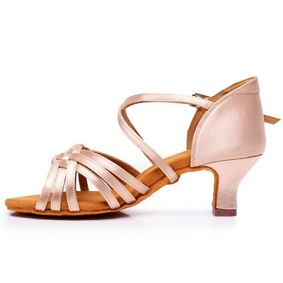 Hot sale Latin παπούτσια χορού Εθνικά τυπικά παπούτσια χορού Γυναικεία επαγγελματικά παπούτσια χορού με ψηλό τακούνι Tango