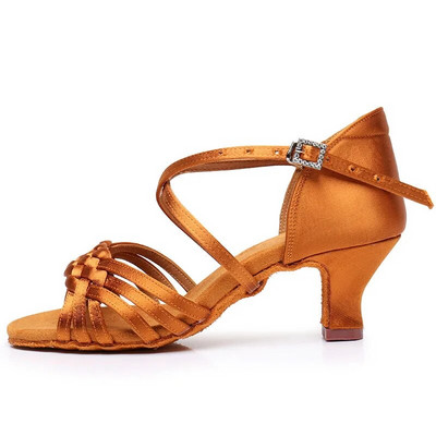 Hot sale Latin παπούτσια χορού Εθνικά τυπικά παπούτσια χορού Γυναικεία επαγγελματικά παπούτσια χορού με ψηλό τακούνι Tango