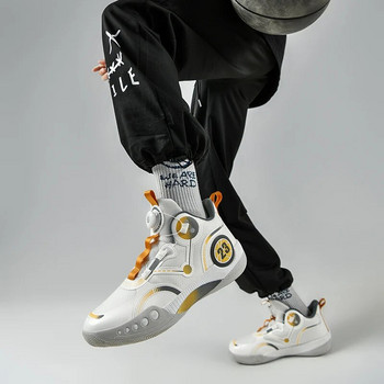 Дамски мъжки маратонки Баскетболни обувки Дишащи омекотяващи неплъзгащи се спортни обувки Мъжки спортни обувки за фитнес за мъже