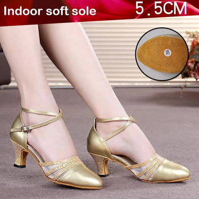 Leopardové tanečné topánky pre ženy a dievčatá, dámske latinskoamerické tanečné topánky, moderné salsa, cvičenie tanca, uzavretá špička, štvorcové tanečné topánky