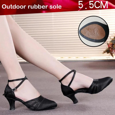 Leopardové tanečné topánky pre ženy a dievčatá, dámske latinskoamerické tanečné topánky, moderné salsa, cvičenie tanca, uzavretá špička, štvorcové tanečné topánky