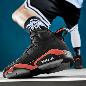 Професионални мъжки баскетболни обувки Неплъзгащи се високи баскетболни маратонки за двойка Дишащи мъжки ботуши за кошница Zapatillas