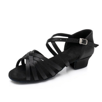 ГОРЕЩИ нови обувки за латино танци Детски танцови обувки за деца/деца/момичета Дамски модерни бални обувки за салса тренировка Сандали