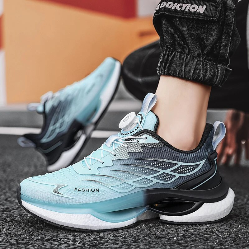 Meeste pöörlevad pandlaga jooksujalatsid Naiste helkurid välijooksutossud INS paksud sportlikud Zapatillad libisemisvastased unisex-jalatsid