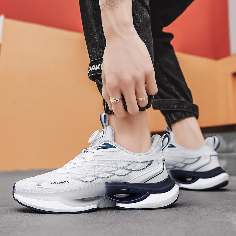 Meeste pöörlevad pandlaga jooksujalatsid Naiste helkurid välijooksutossud INS paksud sportlikud Zapatillad libisemisvastased unisex-jalatsid