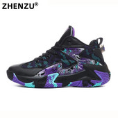 ZHENZU 36-46 Pantofi de baschet ușori pentru bărbați, pantofi de sport, respirabili, anti-alunecare, purtabili, pantofi atletic, femei