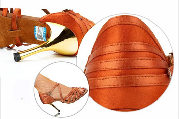 Дамски обувки за танго/бални/латино танци на висок ток Салса Професионални обувки за момичета Дамски 5 см/6 см/7 см/8 см