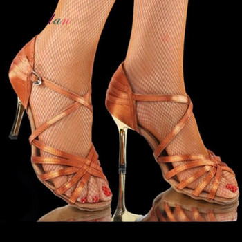 Γυναικεία Παπούτσια χορού Tango/Ballroom/Latin Dance High Heel Salsa Επαγγελματικά Παπούτσια Χορού για Κορίτσια Γυναικεία 5 cm/6 cm/7 cm/8 cm