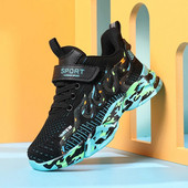 Pantofi pentru copii Pantofi pentru copii Pantofi cu plasă respirabilă Pantofi pentru băieți Moda Casual Running Pantofi pentru copii Băieți Mărimea 28-39