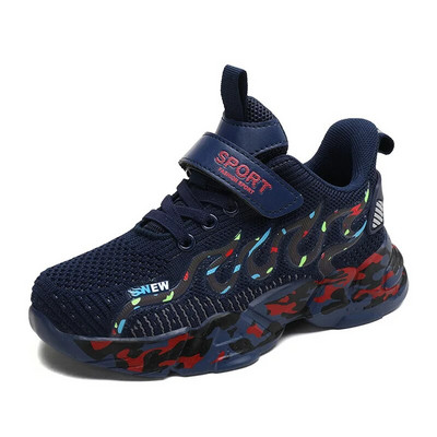 Pantofi pentru copii Pantofi pentru copii Pantofi cu plasă respirabilă Pantofi pentru băieți Moda Casual Running Pantofi pentru copii Băieți Mărimea 28-39