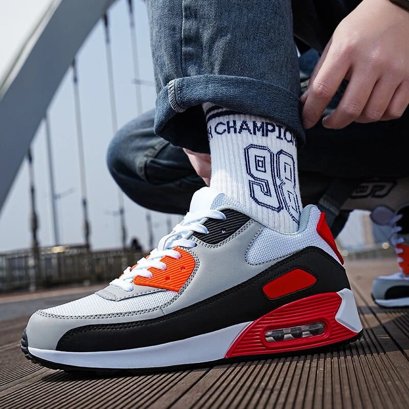 Ανδρικά Αθλητικά Αθλητικά Αθλητικά Παπούτσια για Τρέξιμο Ανοιξιάτικο Φθινόπωρο Τάσεις Τένις Υψηλής ποιότητας άνετα παπούτσια γυμναστικής με κορδόνια για άνδρες