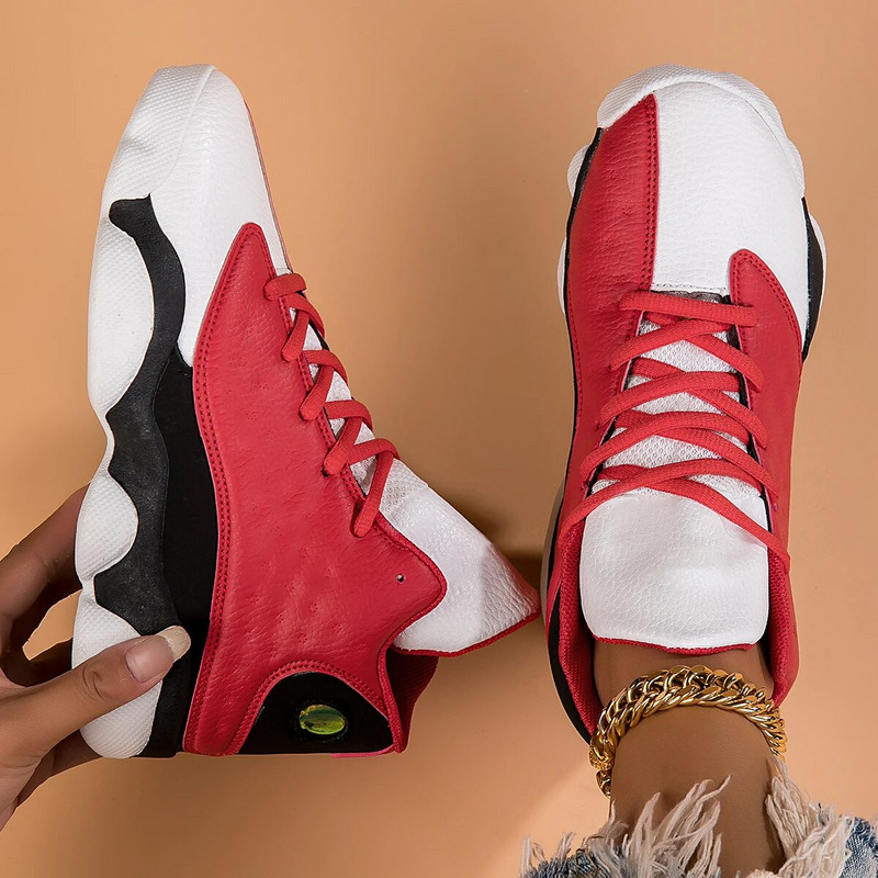 Sport pár magas szárú kosárlabda cipő alkalmi cipő nagy férfi és női futócipő négy évszak cipő