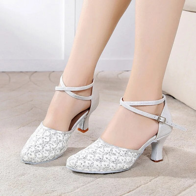 pantofi de dans salsa sclipici femei pantofi de dans latino femei salsa pantofi de bal albastru argintiu zapatos baile latino mujer