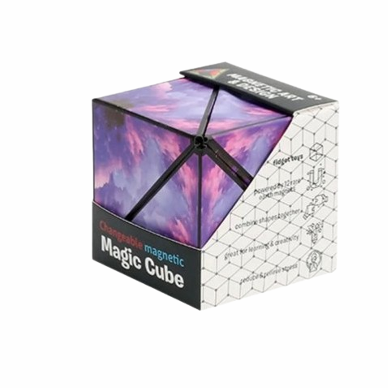 Магнитен куб MAGIC CUBE, Лилаво