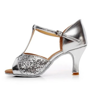 Tüdrukute naiste ladina tantsukingad Satiinist /nahast tantsusaal /Tango/ Salsasandaalid 5cm / 7cm Konts Rohkem Stiili (rohkem värvi)