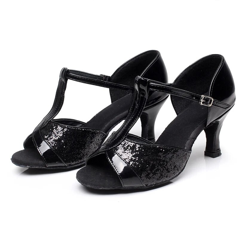 Tüdrukute naiste ladina tantsukingad Satiinist /nahast tantsusaal /Tango/ Salsasandaalid 5cm / 7cm Konts Rohkem Stiili (rohkem värvi)