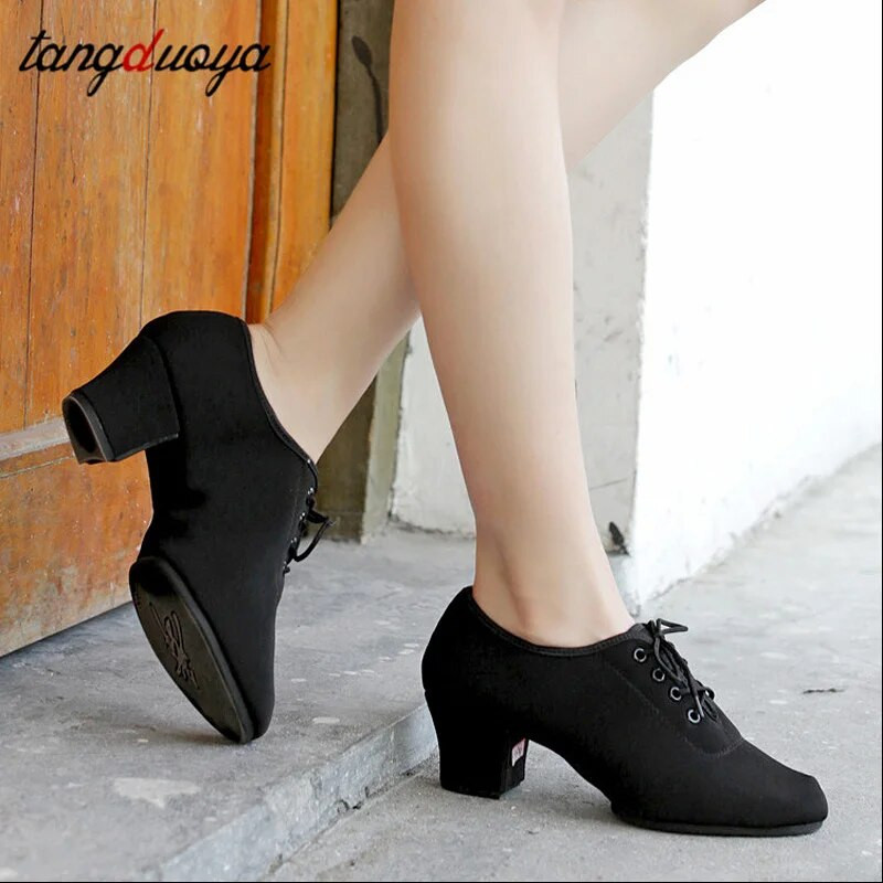 Pantofi de dans latino pentru bărbați, salsa, tango, fete, femei, adulți, pantofi de dans modern, pantofi pentru profesor, pantofi de dans Oxford 3/5 cm