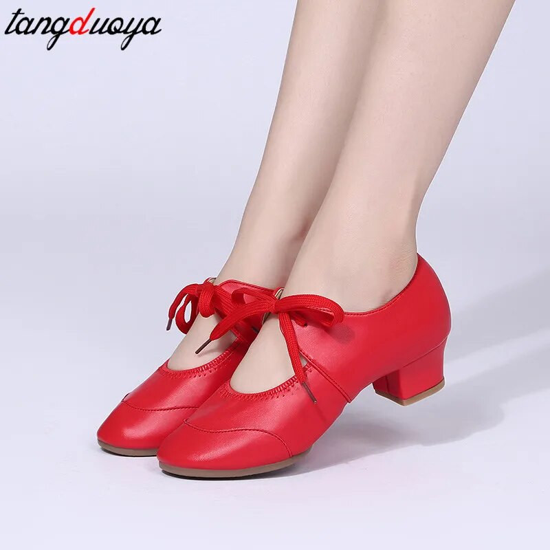 täiskasvanute professionaalsed tantsukingad naiste ballisaalid ladina tantsu kingad kõrge kontsaga naiste kingad ruudu kontsaga buty damskie