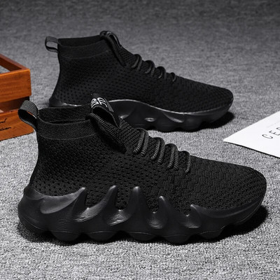 Unisex kõrged suvised vabaaja tossud tursked hingavad meeste välijooksujalatsid Naiste paksu tallaga libisemiskindlad Zapatillad uus värv