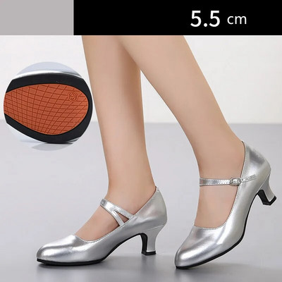 Naiste tantsukingad, kõrge kontsaga naiste jalatsid, peotantsujalatsid, pehme välistald, kaasaegse tantsu Salsa professionaalsed ladina kingad