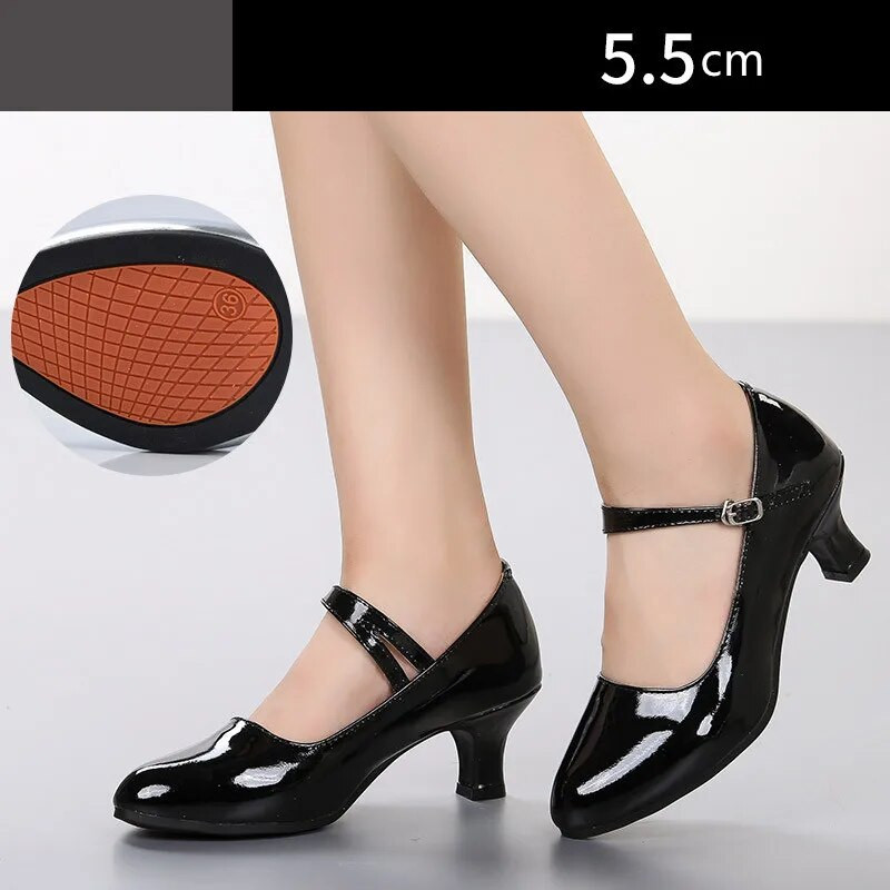 Naiste tantsukingad, kõrge kontsaga naiste jalatsid, peotantsujalatsid, pehme välistald, kaasaegse tantsu Salsa professionaalsed ladina kingad