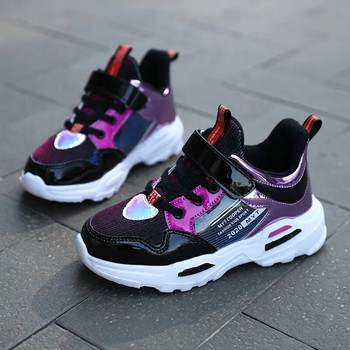 Чисто нови детски обувки Ежедневни спортни обувки за момичета Детски маратонки Маратонки за бягане на открито Неплъзгащи се тенис обувки Infantil Basket