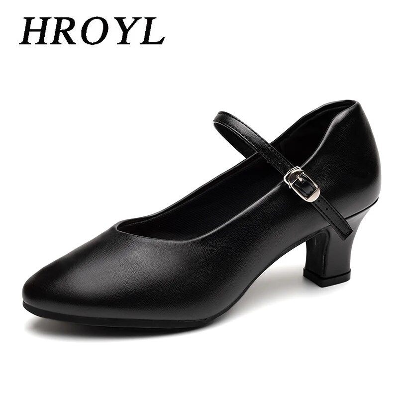 Γυναικεία παπούτσια για χορό Latin μοντέρνα κορίτσια Γυναικεία Samba Rumba Ballroom Modern Tango Performance Παπούτσια μεσαίου τακουνιού καουτσούκ/σουέτ