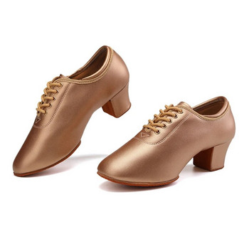 Γυναικεία παπούτσια χορού χορού 5 εκατοστών τακούνι Κομψά μοντέρνα πρακτικά παπούτσια χορού Latin Bachata Tango παπούτσι