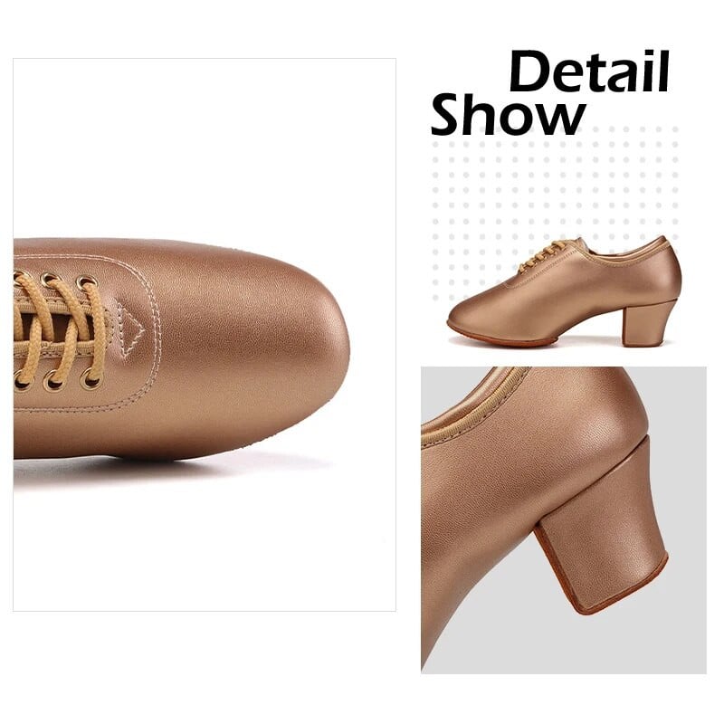 Dámske spoločenské tanečné topánky s 5 cm podpätkom, elegantné moderné cvičebné tanečné topánky, topánky na latino bachata tango