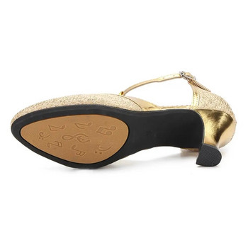 дамски обувки за танци Гумена подметка Маркови обувки за модерни танци Salsa Ballroom Tango Latin обувки за момичета Дамски обувки на едро/дребно