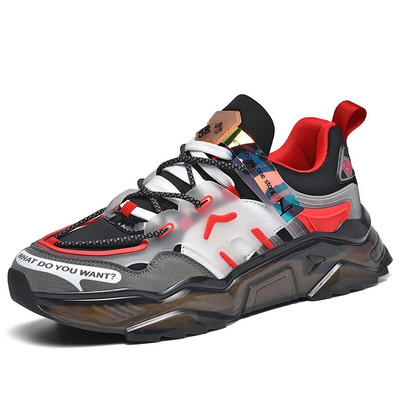 Meeste spordijalatsid Meeste tossud vabaaja mood Paksu tallaga Daddy Chuck Naiste jooksutossud Libisemiskindlad armastajad Mitmekülgsed jalatsid