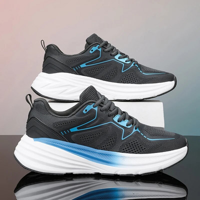2023 Нови обувки за бягане Мъжки удобни спортни маратонки Обувки за ходене Неплъзгащи се дишащи модни леки ежедневни обувки