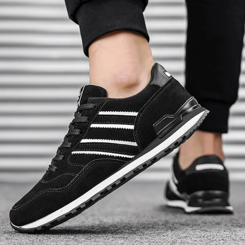 Ανδρικά κλασικά παπούτσια για τρέξιμο Ελαφρύ δερμάτινο σουέτ αθλητικά παπούτσια Ανδρικά άνετα αθλητικά παπούτσια εξωτερικού χώρου Αναπνεύσιμα επίπεδα παπούτσια τζόκινγκ