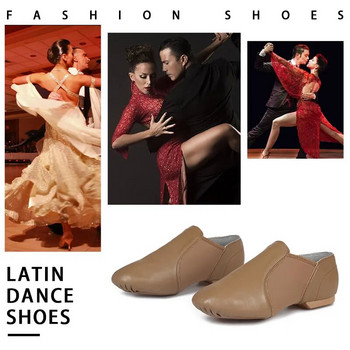 SWDZM Дамски джаз маратонки, обувки за танци от естествена кожа за мъже, момичета, меки спортни ботуши за възрастни, черни джаз обувки за танци