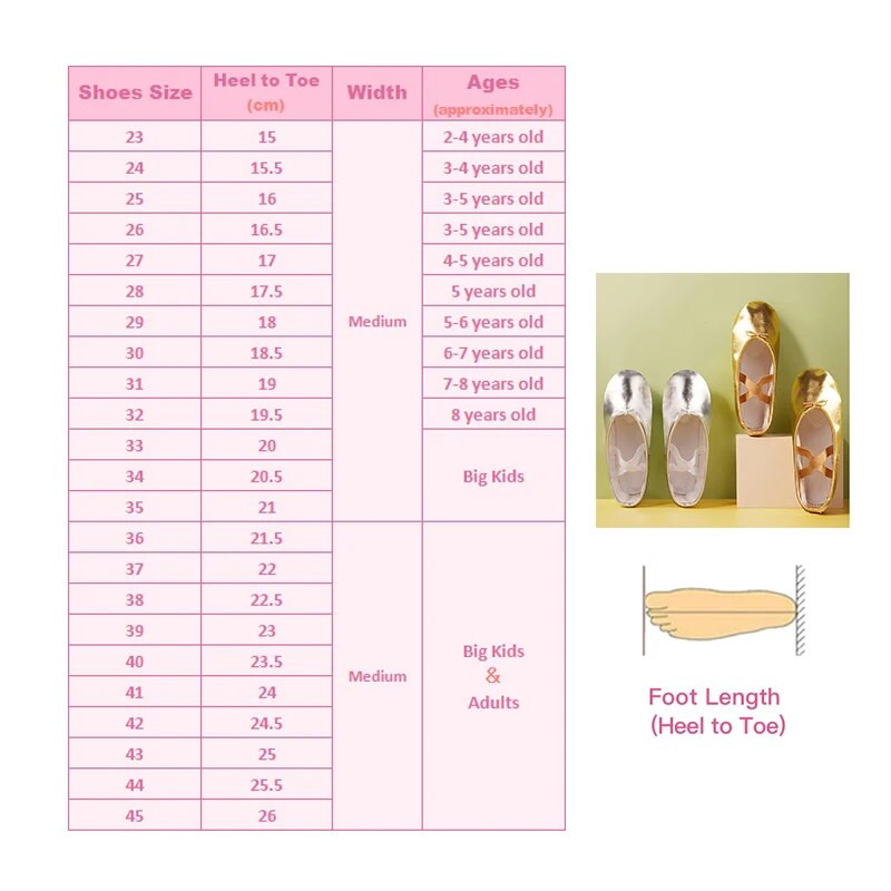 Glod Silvery PU plokščias jogos mokytojas gimnastikos baleto šokių batai vaikams baletas mergaitėms moterims